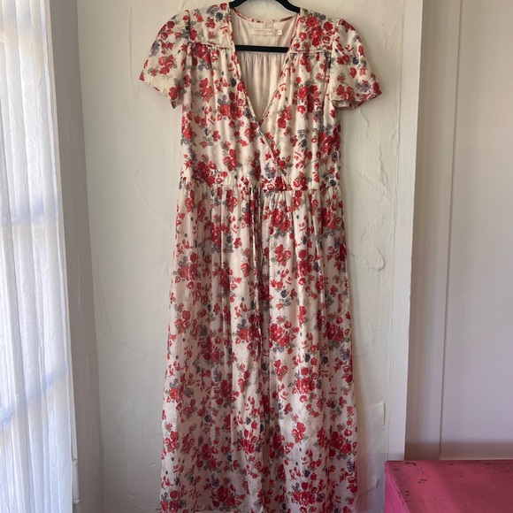 Christy Dawn, Dawn Dress, XS, vermillion bloom, discontinued. - Picture 3 of 6